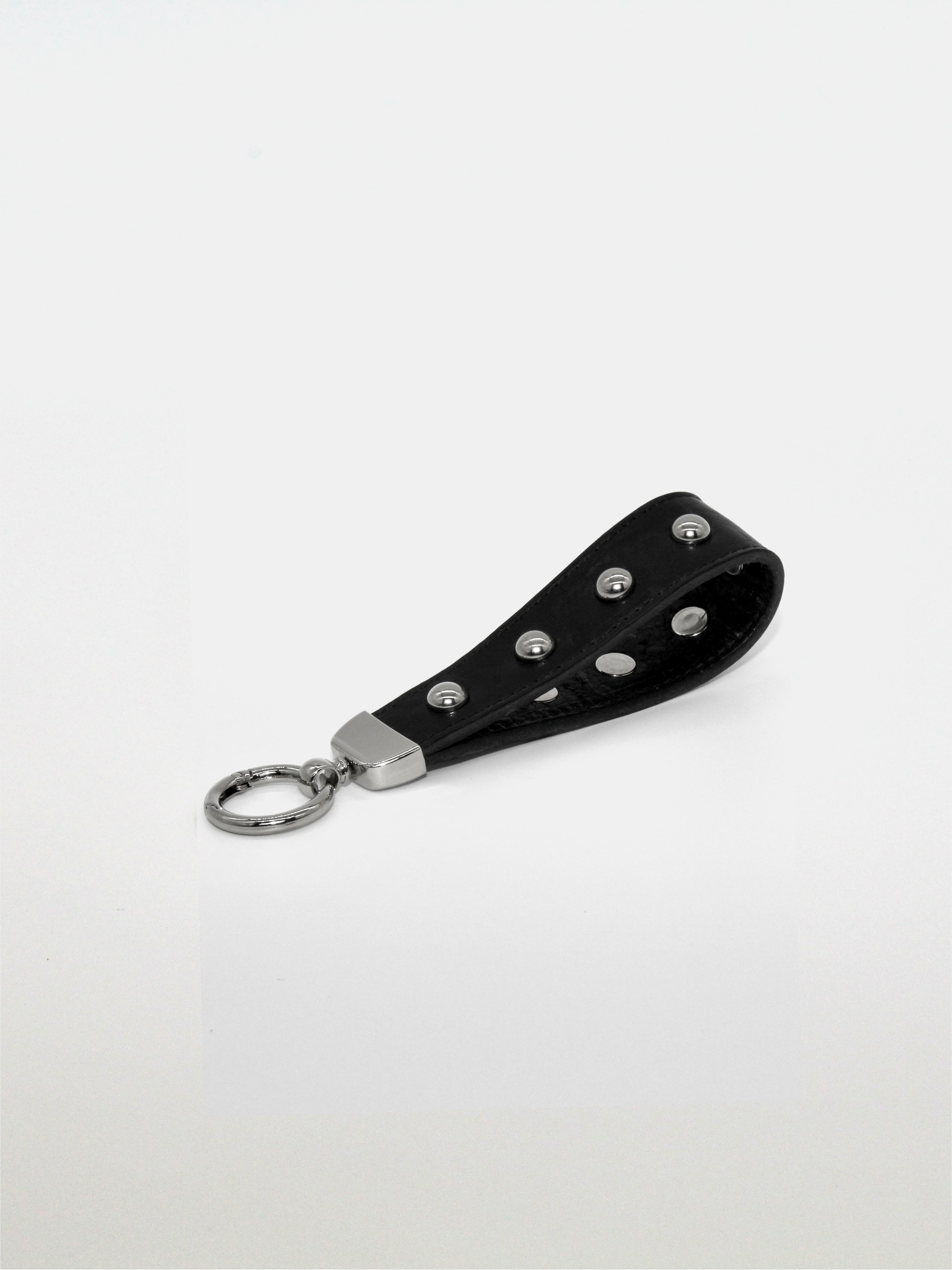 Studded Keychain in Black Size 1