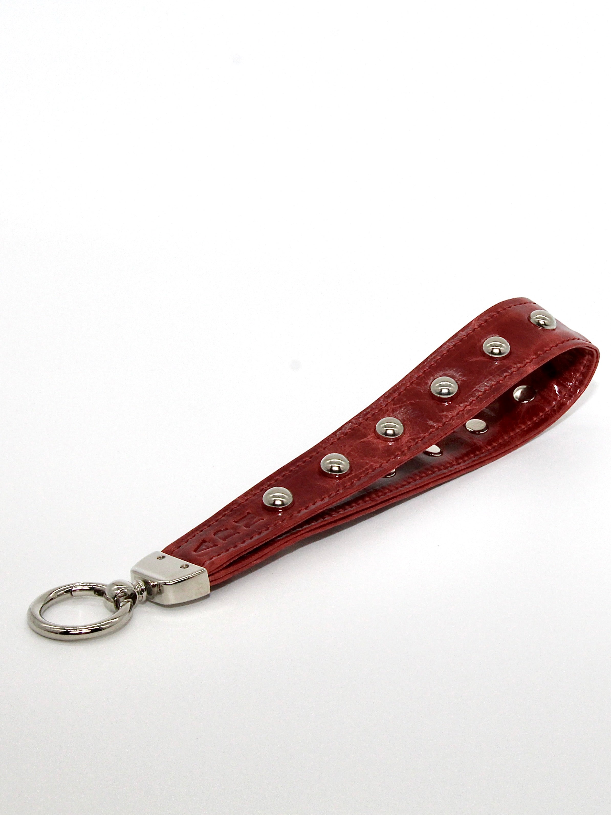 Studded Keychain in Cherry Red Size 2