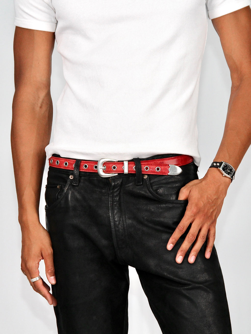 Rotation Belt in Red Cherry