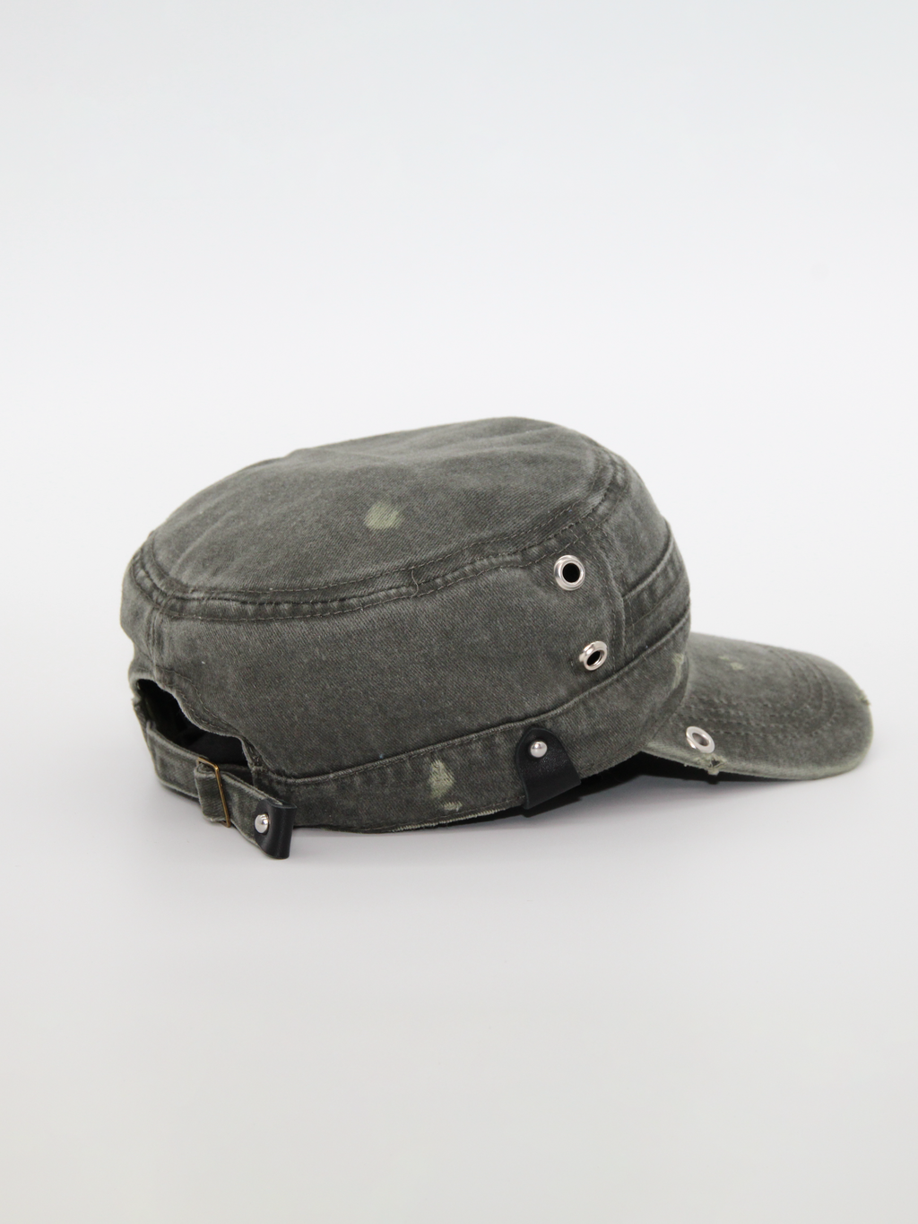 Military Cap in Ash Grey