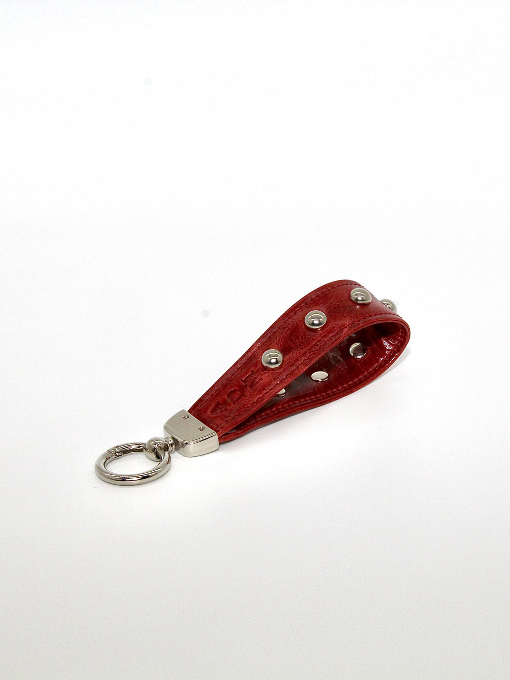 Studded Keychain in Cherry Red Size 1