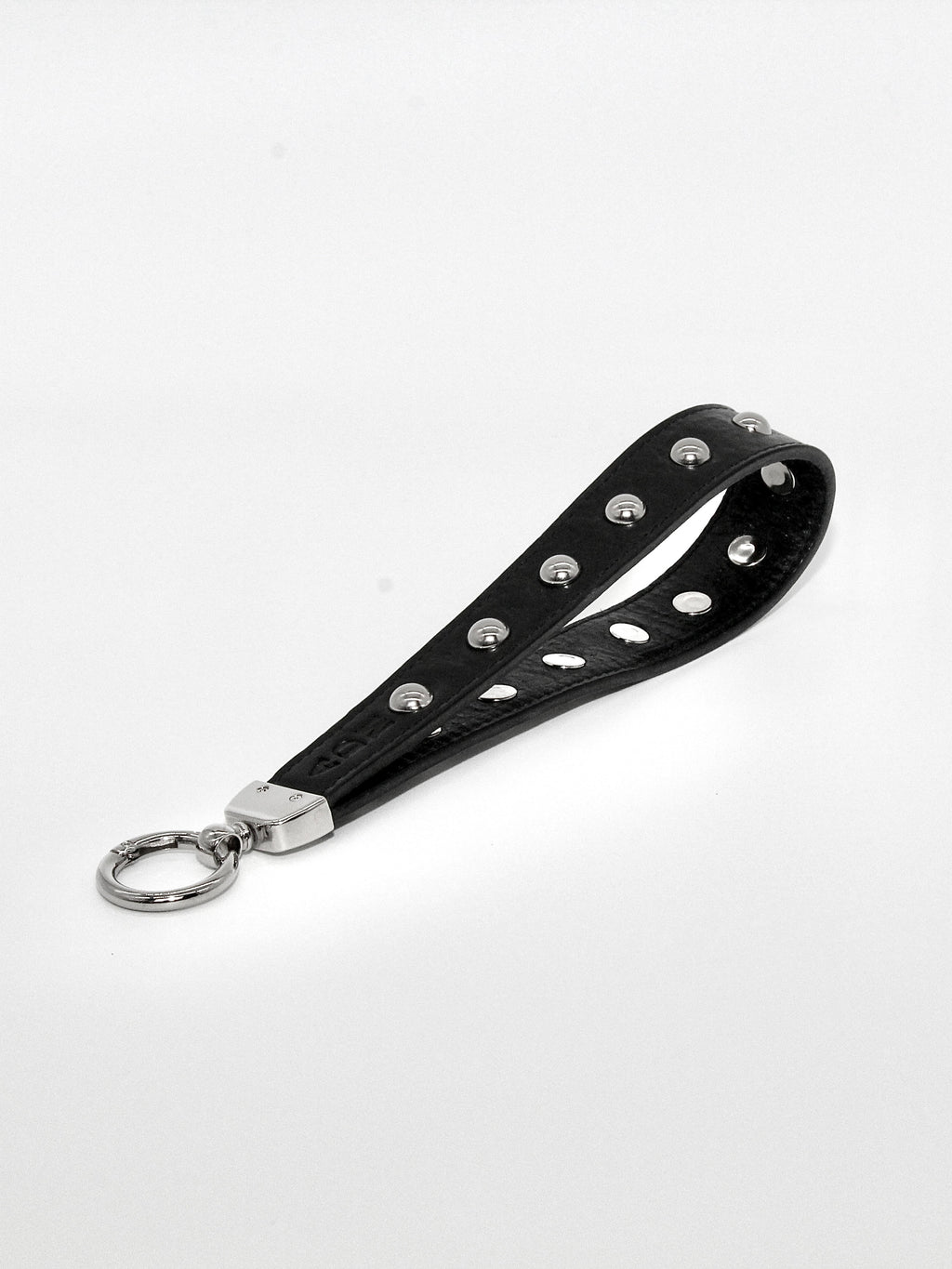 Studded Keychain in Black Size 2