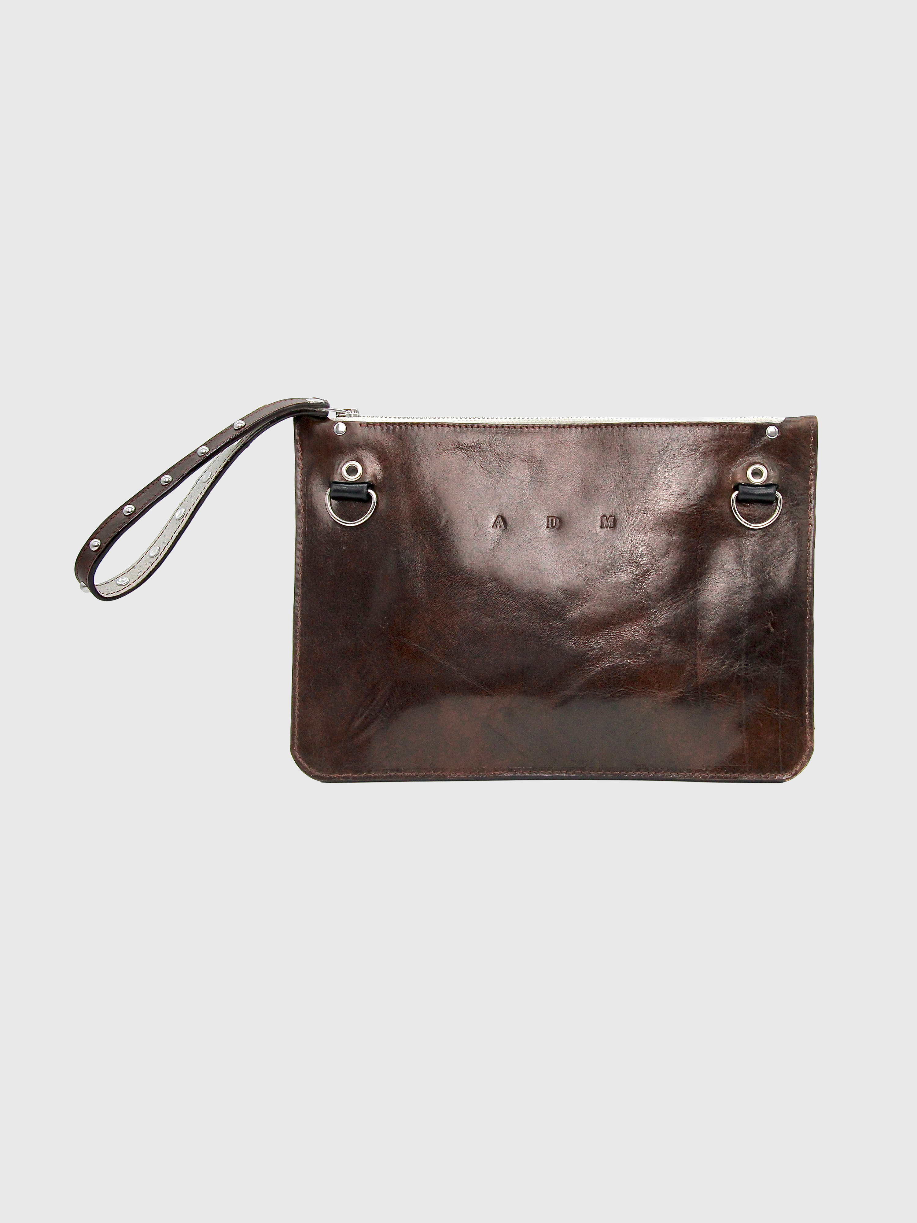Convertible Pouch in Mahogany Brown