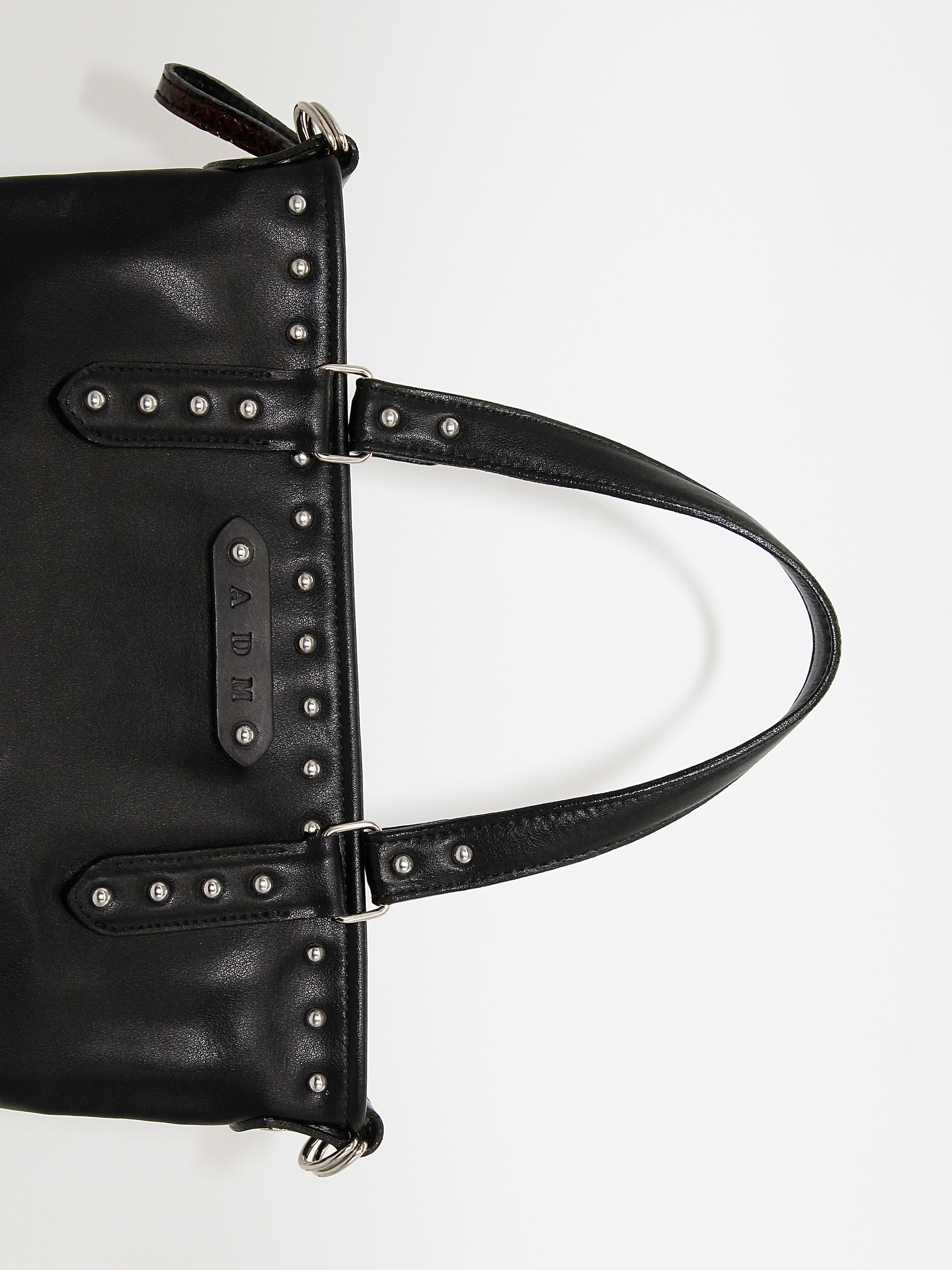 Chrome Pearl Bag in Black