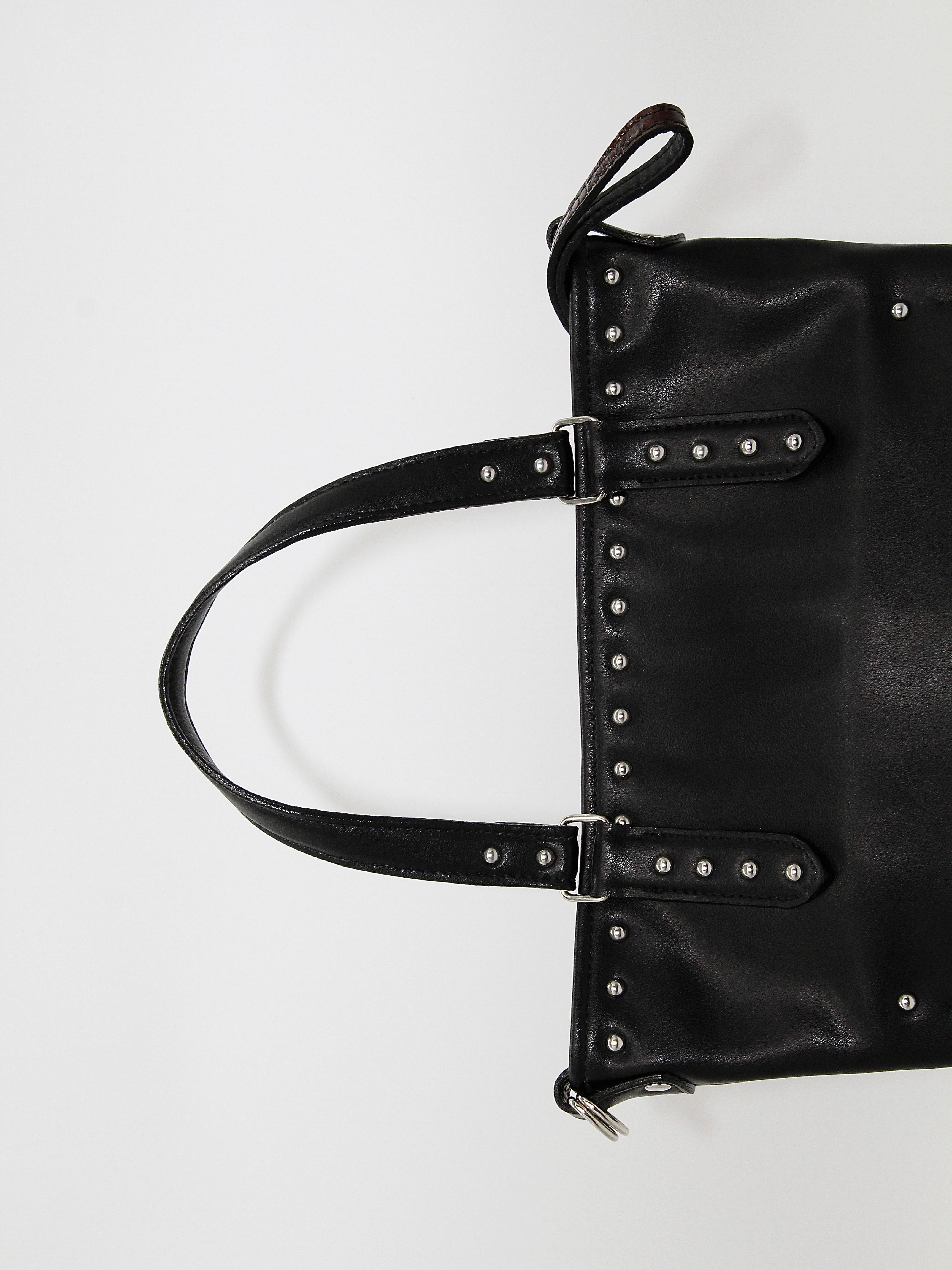 Chrome Pearl Bag in Black