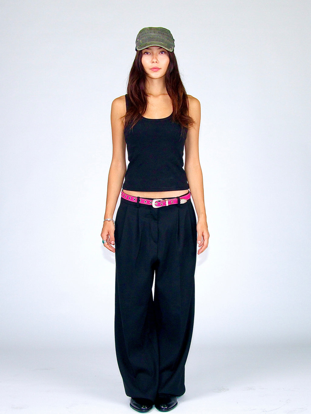 Rotation Belt in Fuchsia Pink